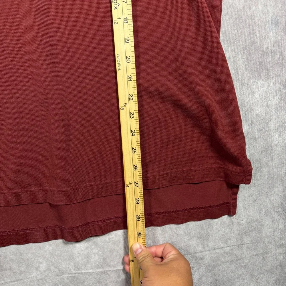 Adidas ASU Arizona State Sun Devils Polo Shirt Mens M Maroon Cotton Football
